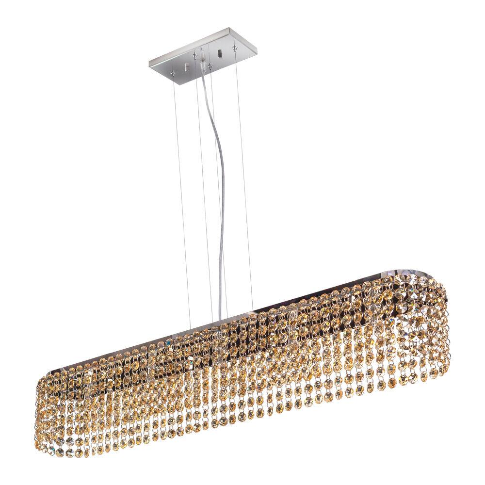 Pendente Bronzearte 5 Lâmpadas Milano 38034V2 G9 Ambar