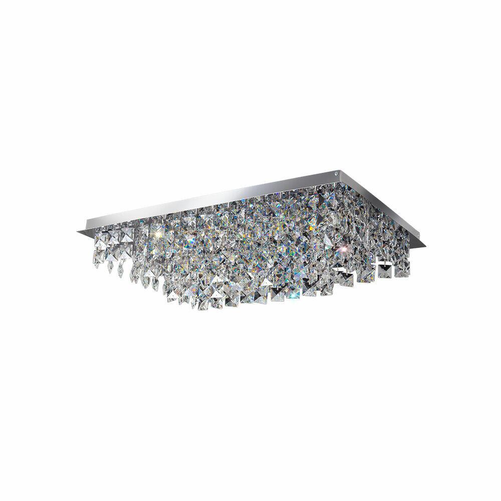 Plafon Bronzearte 8 Lâmpadas Lyon 38129V2 G9 Cromo
