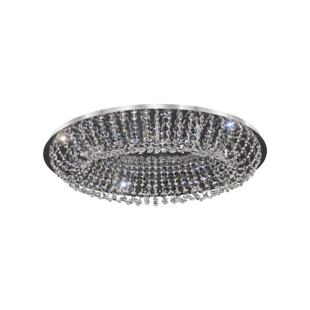 Plafon Bronzearte 8 Lâmpadas Stadium Cristal 37971V2 G9 Transparente