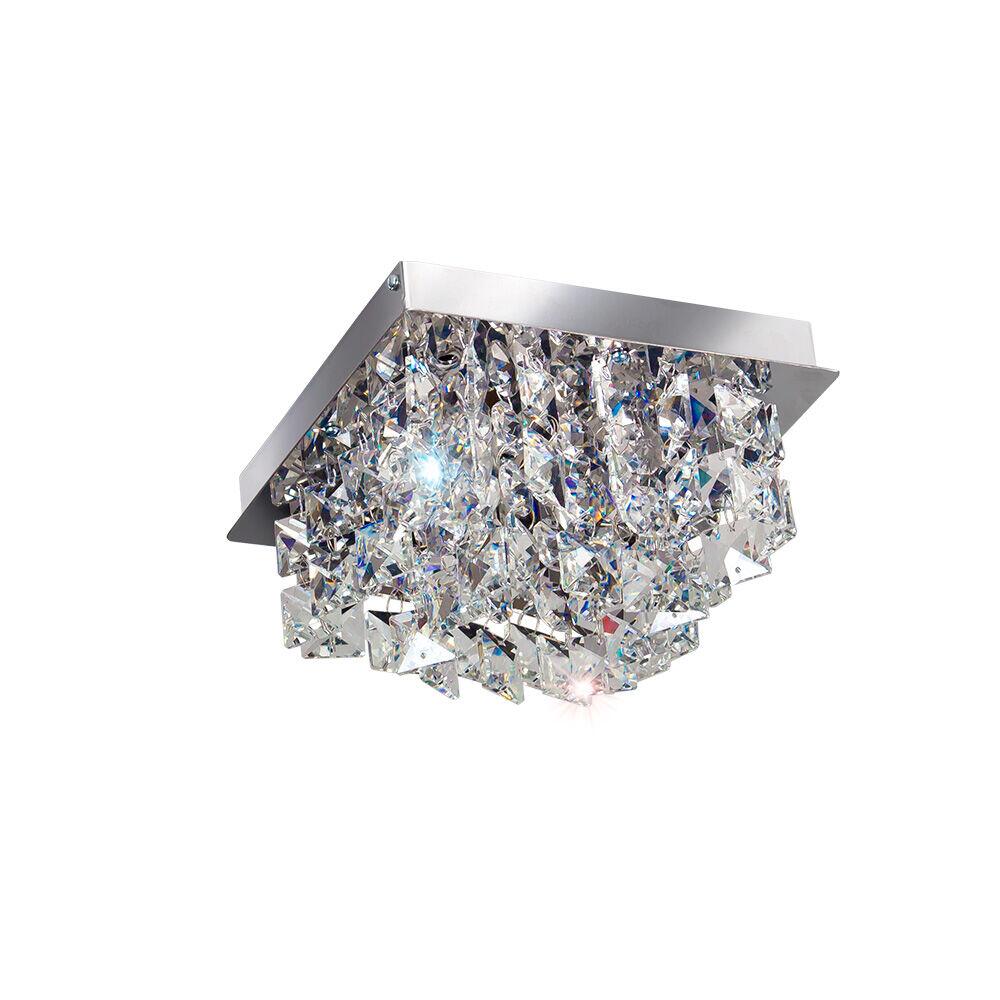 Plafon Bronzearte 1 Lâmpada Lyon 38124V2 G9 Cromo