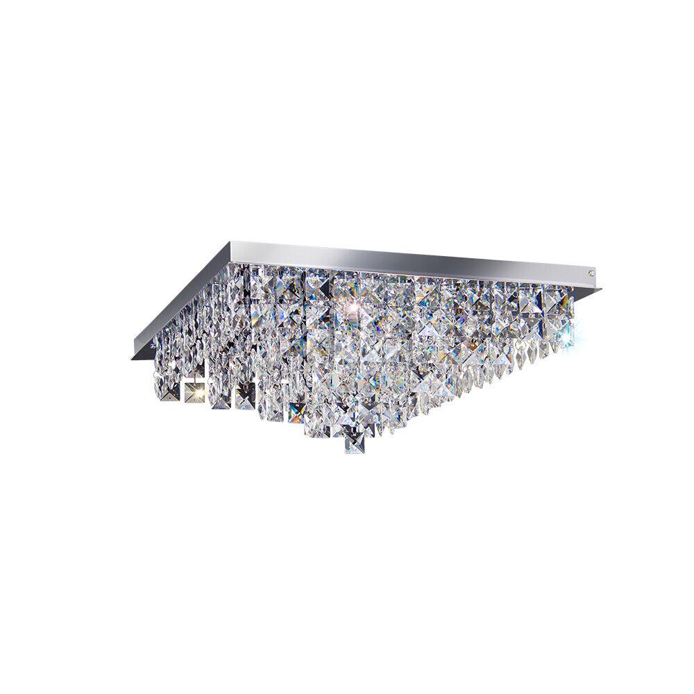 Plafon Bronzearte 8 Lâmpadas Lyon 38127V2 G9 Cromo