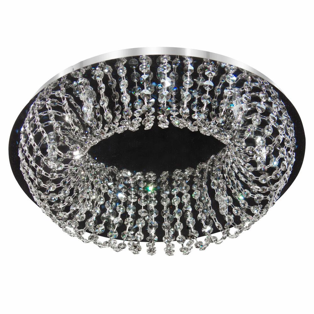 Plafon Bronzearte 8 Lâmpadas Stadium Cristal 37969V2 G9 Transparente