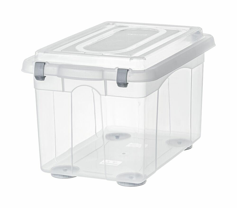 Caixa Organizadora Sanremo Top Stock 16,7L 40x27x23cm Cristal