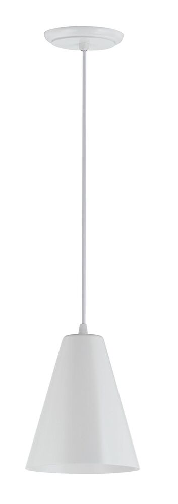 Pendente Dital 1 Lâmpada Loft E27 Branco 312/1 BR