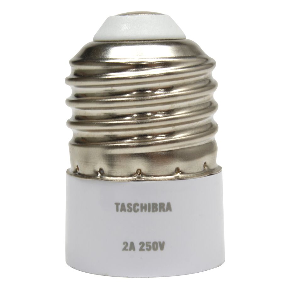 Soquete Adaptador Taschibra E27-E14 Branco