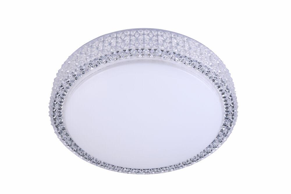 Plafon LED Diamond 24W Redondo 6500K Luz Branca Vitralux