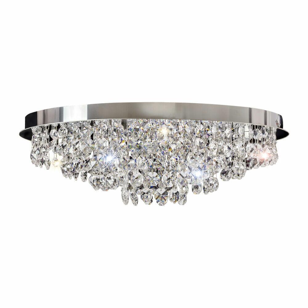 Plafon Bronzearte 8 Lâmpadas Itália 37714V2 G9 Inox