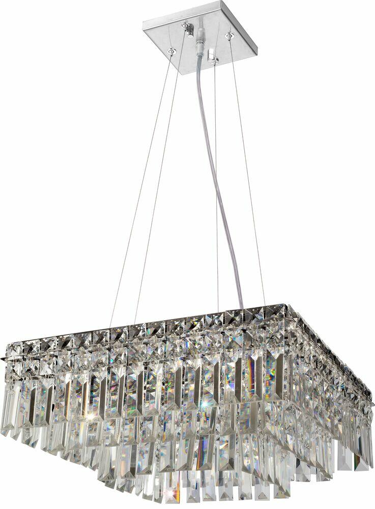 Pendente Bronzearte 10 Lâmpadas Paris 38145V2 G9 Inox