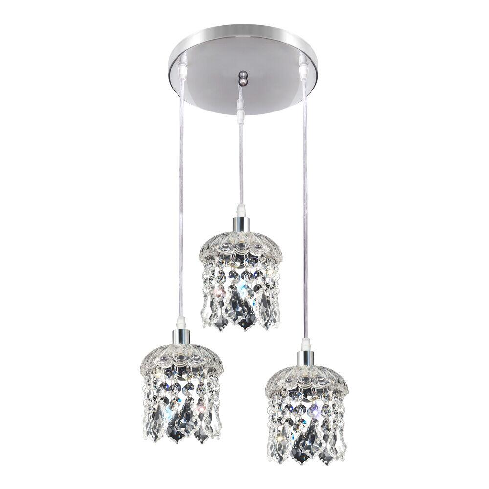 Pendente Bronzearte 3 Lâmpadas Renda Veneziana 38213V2 G9 Cromo