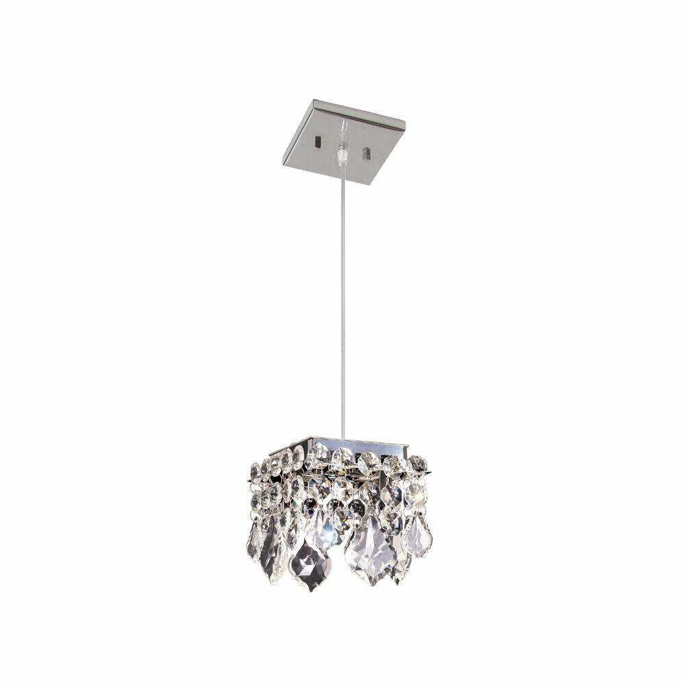 Pendente Bronzearte 1 Lâmpadas Renda Veneziana 38214V2 G9 Inox