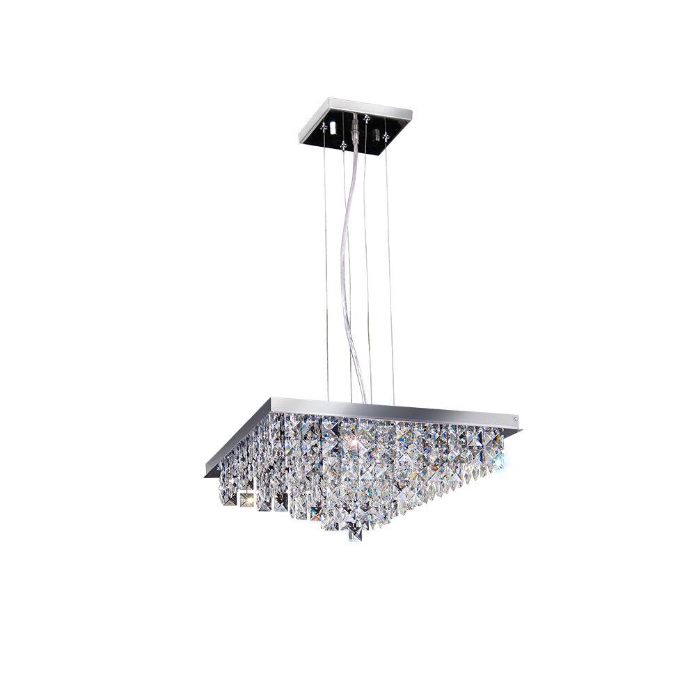 Pendente Bronzearte 8 Lâmpadas Lyon 38135V2 G9 Cristal
