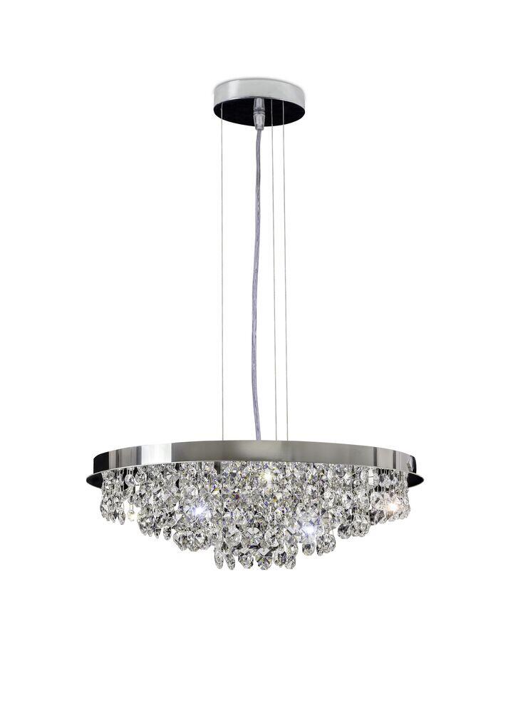 Pendente Bronzearte 8 Lâmpadas Itália 37713V2 G9 Inox