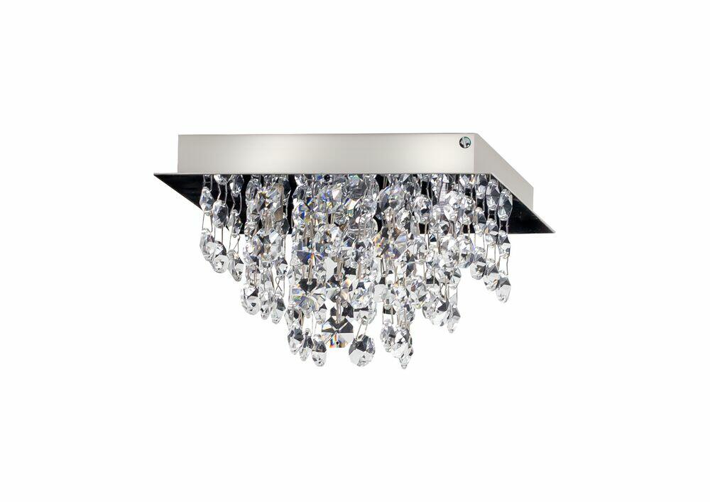 Plafon Bronzearte 1 Lâmpada Itália 37699 G9 Cromo