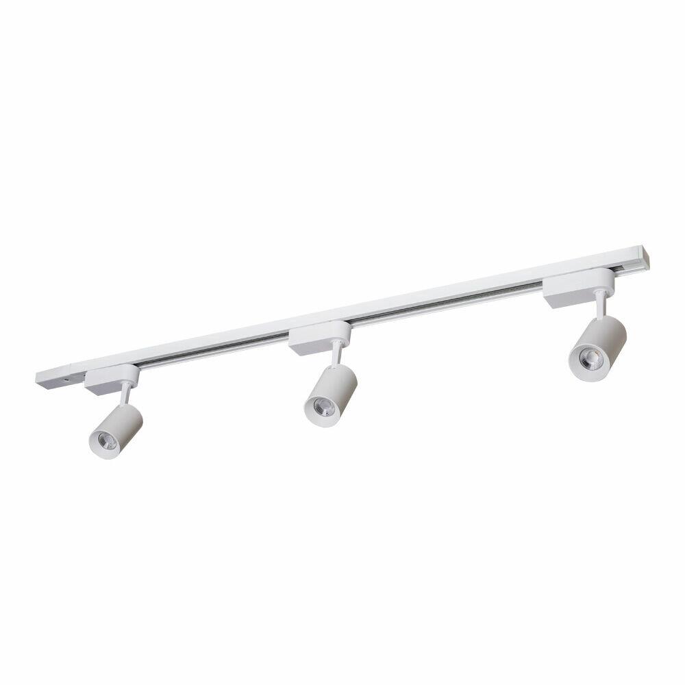 Trilho Track 38232 3 Lâmpadas Branco Luz Amarela Bronzearte