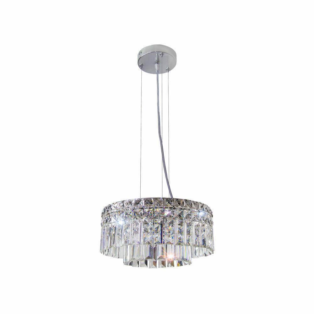 Pendente Bronzearte 8 Lâmpadas Paris 38142V2 G9 Transparente