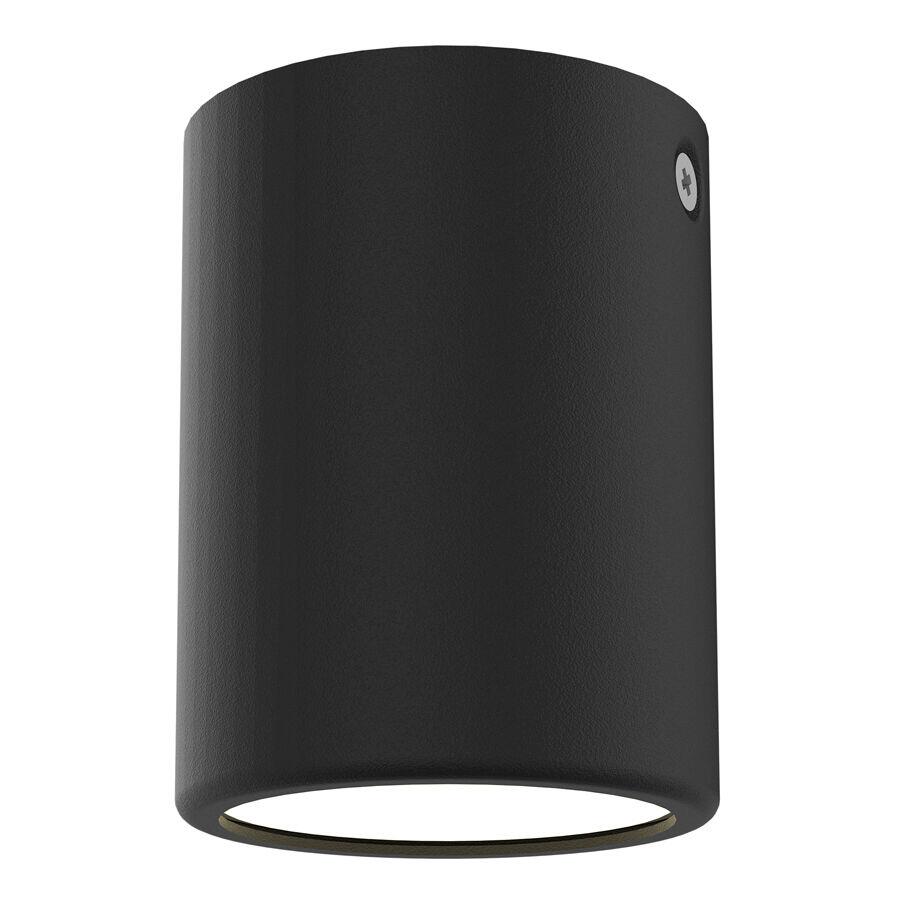 Plafon Taschibra 1 Lâmpada Cannon Preto