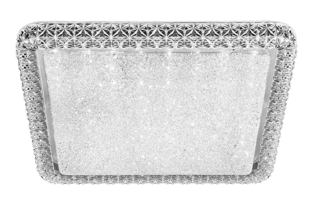 Plafon Shine Acrílico Pontilhado LED Quadrado 24w 6.500k Luz Branco Frio Blumenau Iluminação