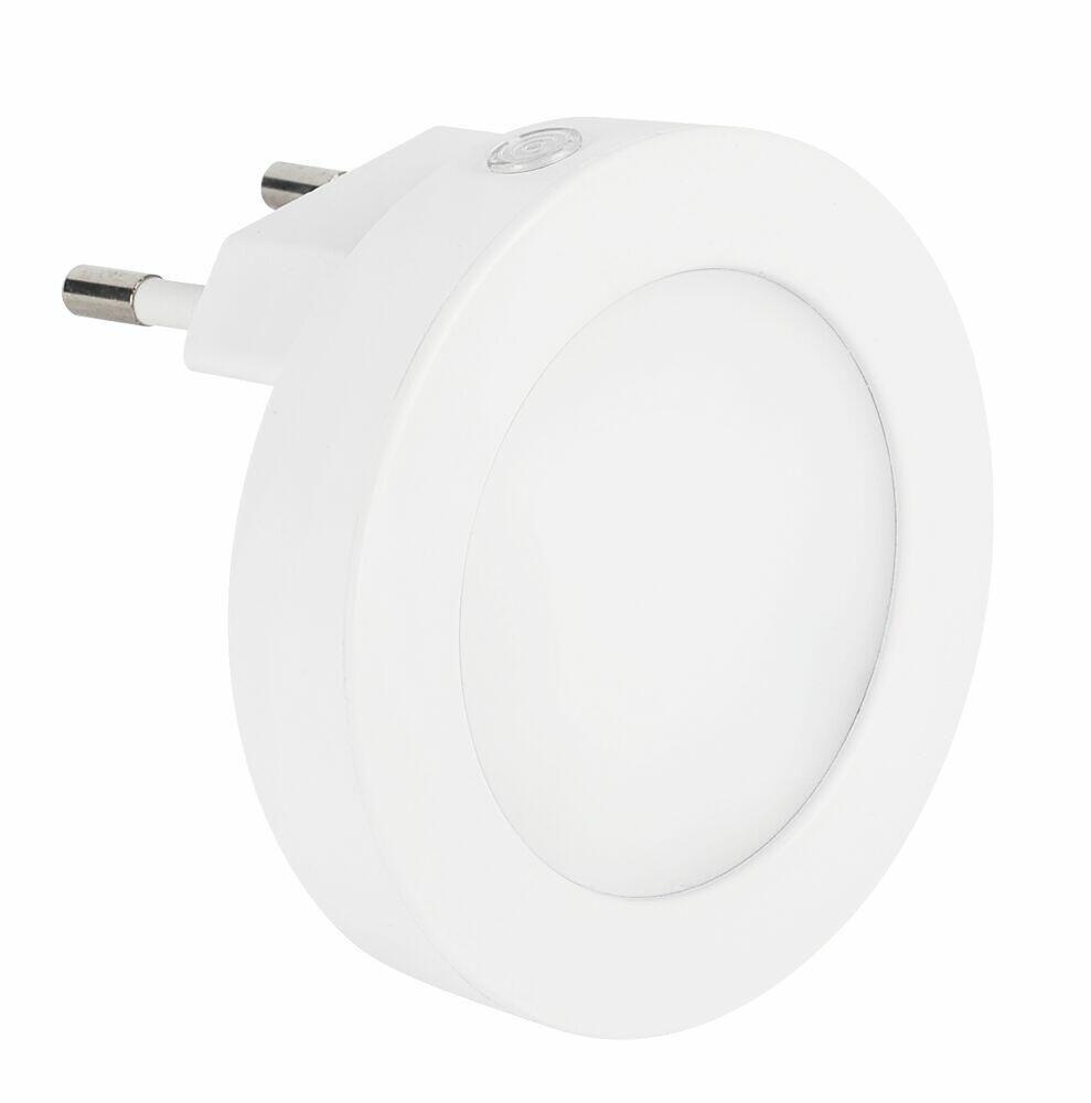 Luz Noturna Lisa LED Redondo 0,5w 3.000k Luz Branco Quente Blumenau Iluminação