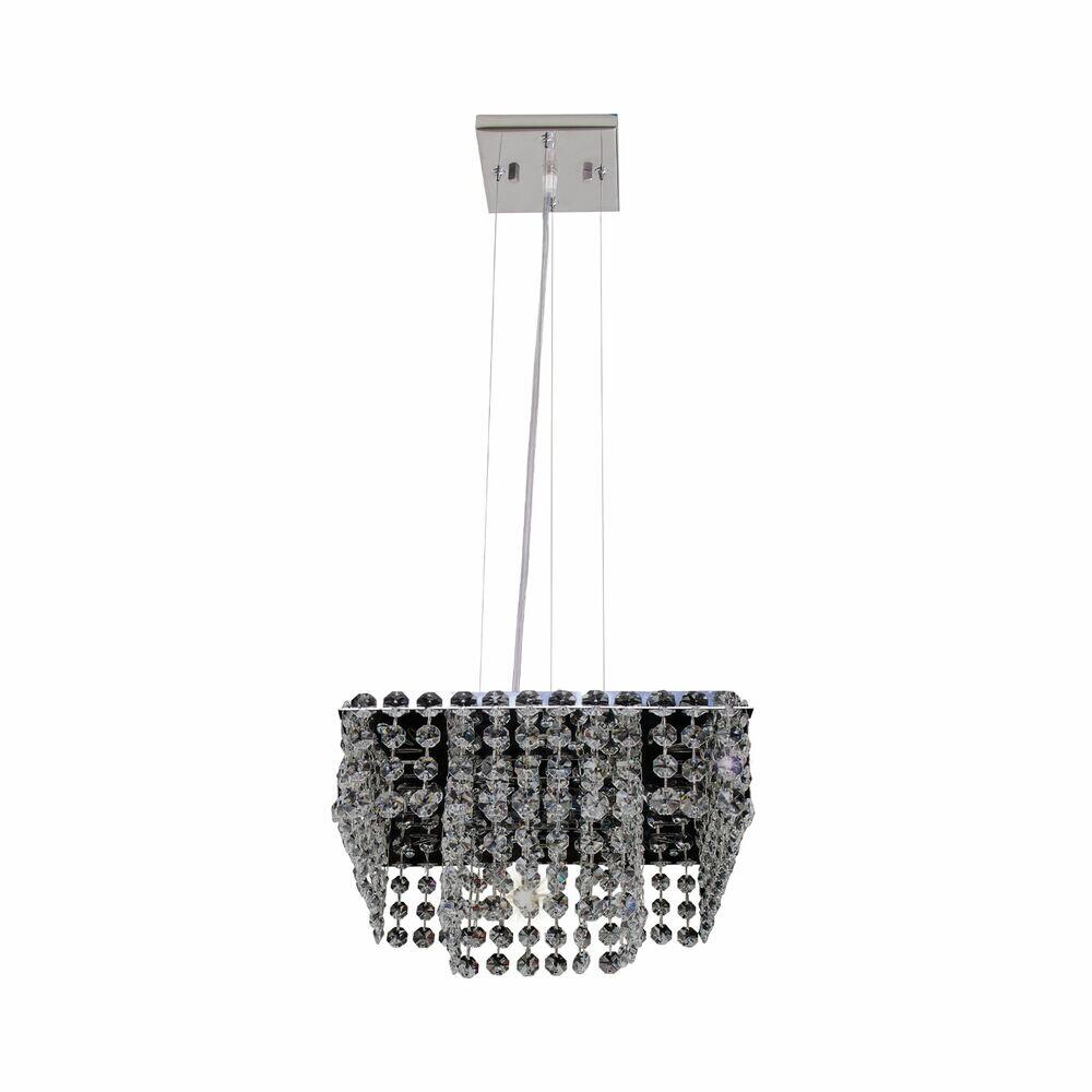 Pendente Bronzearte 4 Lâmpadas Milano G9 Fume