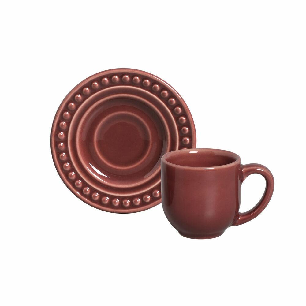 Xícara de Café Atenas 72ml Roxo Porto Brasil