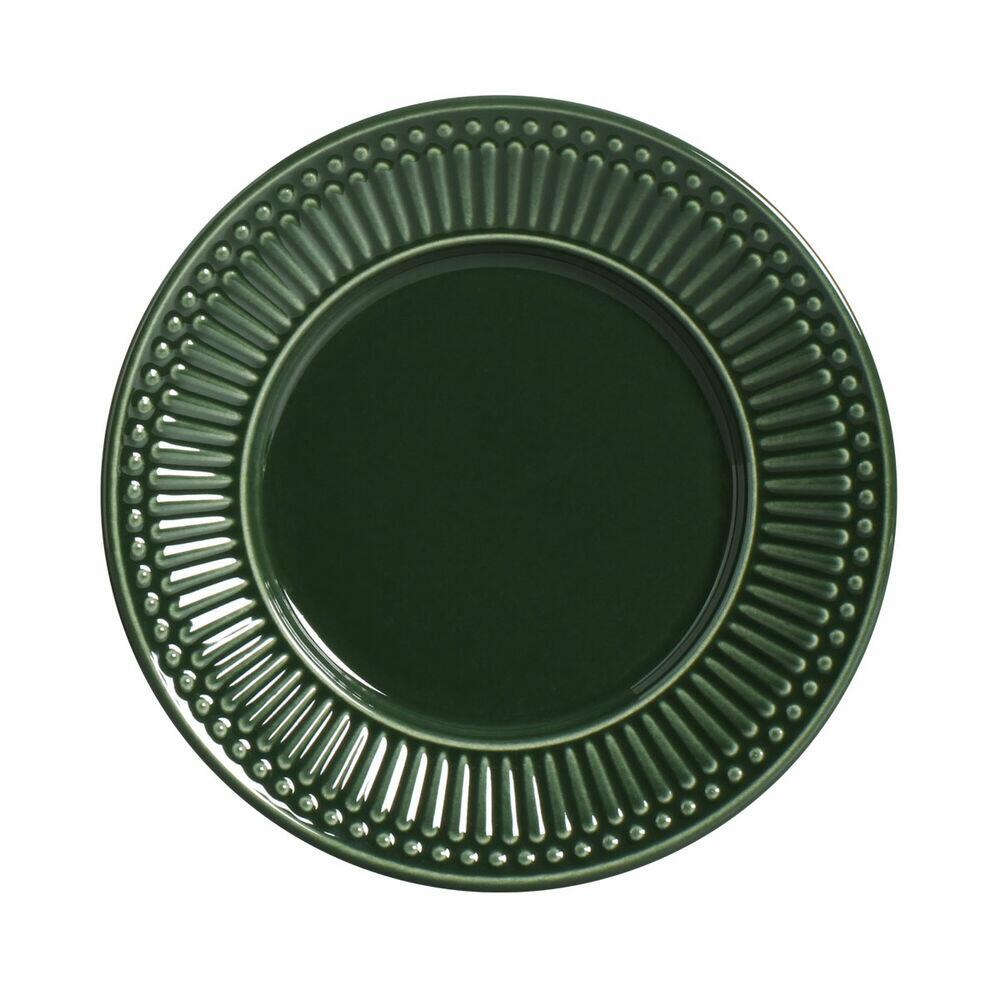Prato de Sobremesa Porto Brasil Roma Botânico 20,5cm Verde