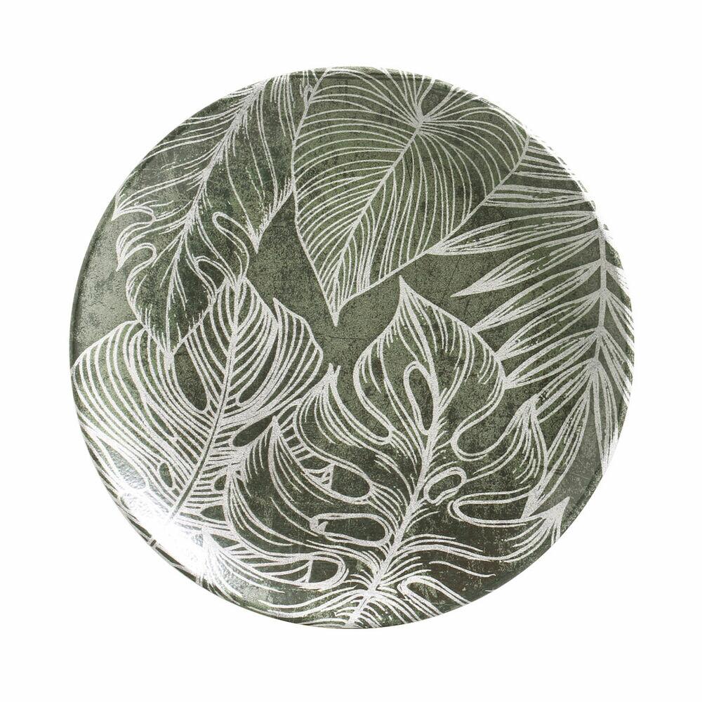 Prato de Sobremesa Porto Brasil Coup Herbarium 20,5cm Estampado