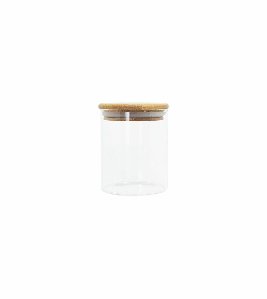 Pote de Vidro Hermético Cotidiana 400ml Oikos Bambu Natural