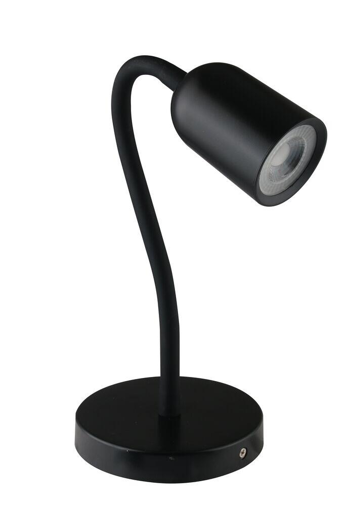 Arandela de Leitura Clean LED Preto 5w 6.500k Luz Branco Frio Blumenau Iluminação
