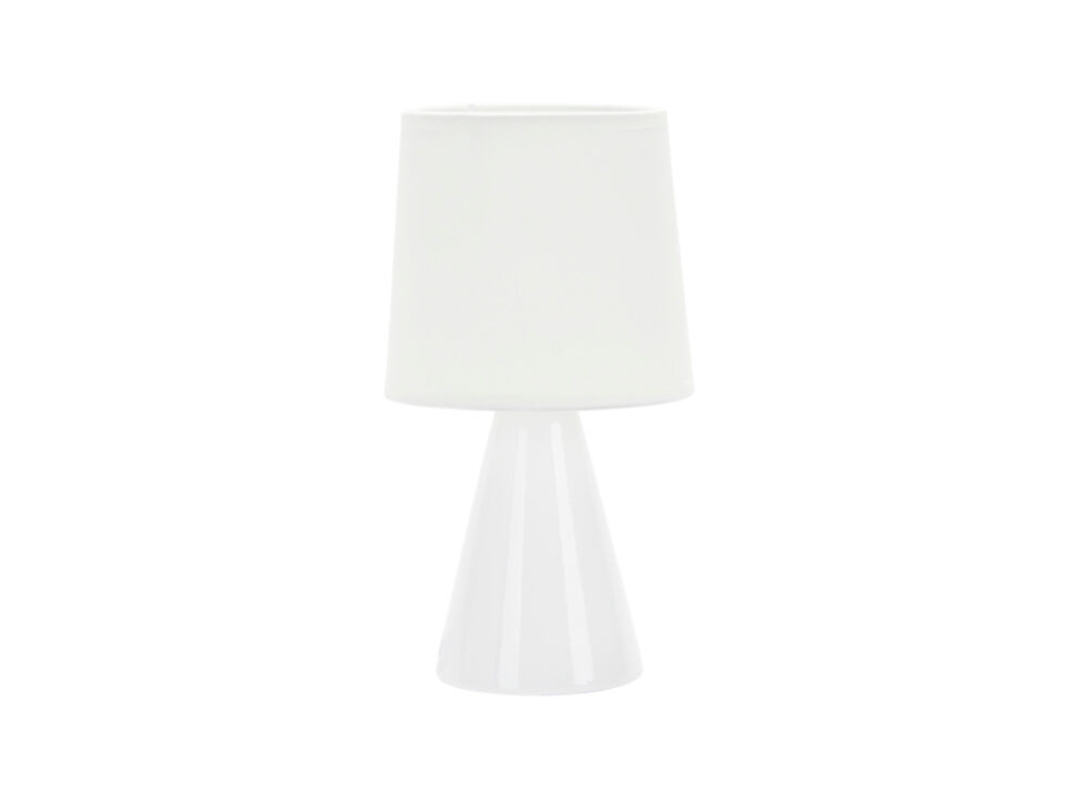 Abajur 1 Lâmpada Pottery E27 25cm Branco Taschibra