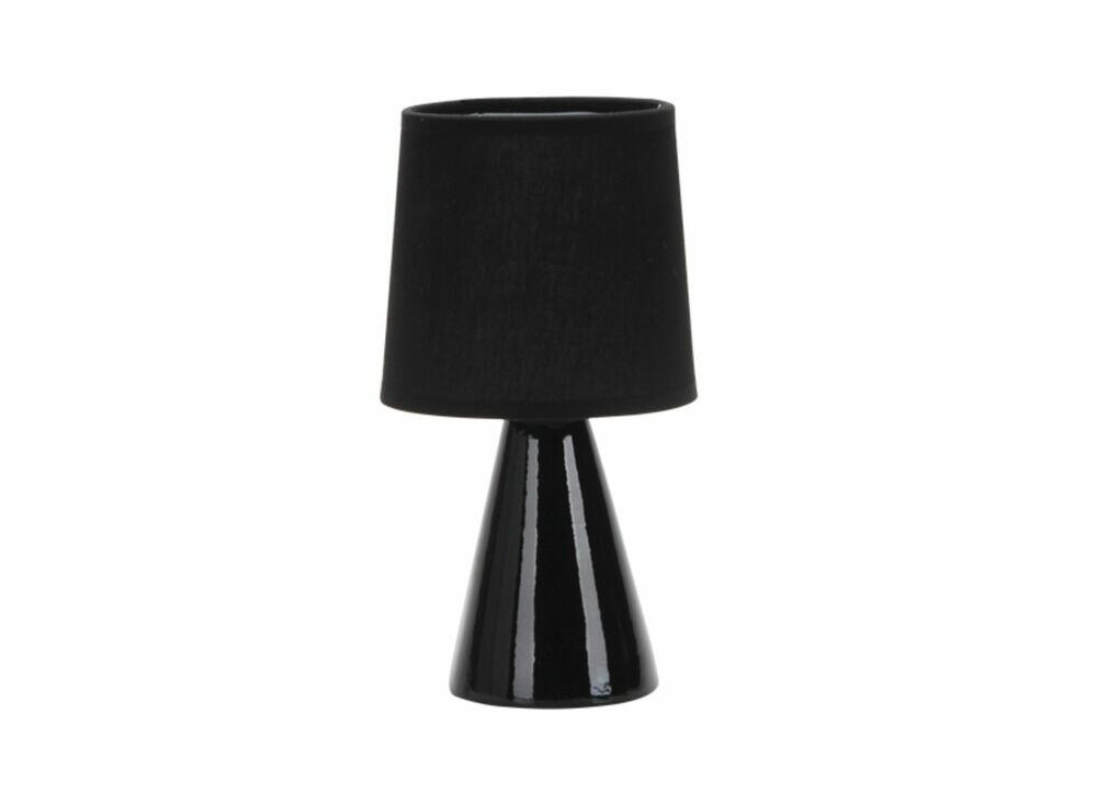 Abajur 1 Lâmpada Pottery E27 25cm Preto Taschibra