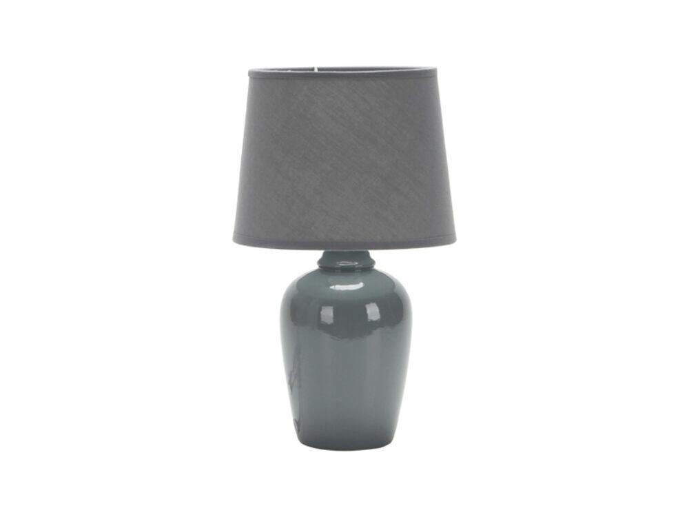 Abajur 1 Lâmpada Pottery E27 32cm Cinza Taschibra