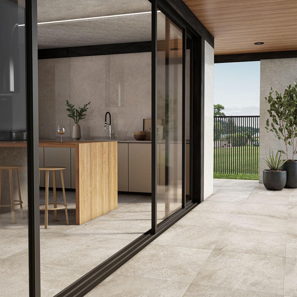 Porcelanato Externo Moss Greige Retificado 90x90 Portobello