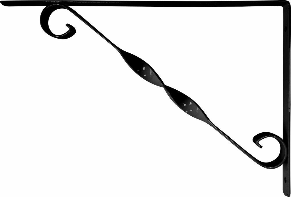 Suporte para Prateleira Bemfixa 6189 30cm Preto
