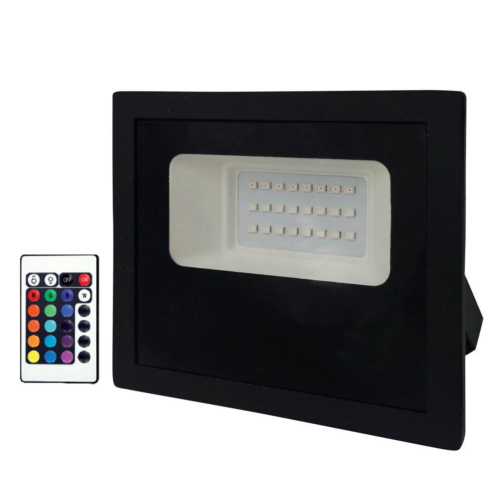 Refletor LED Taschibra 10W TR RGB Preto