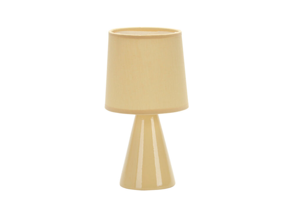 Abajur 1 Lâmpada Pottery E27 25cm Bege Taschibra