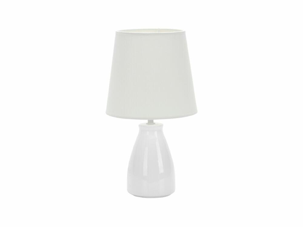 Abajur 1 Lâmpada Pottery E27 37cm Branco Taschibra