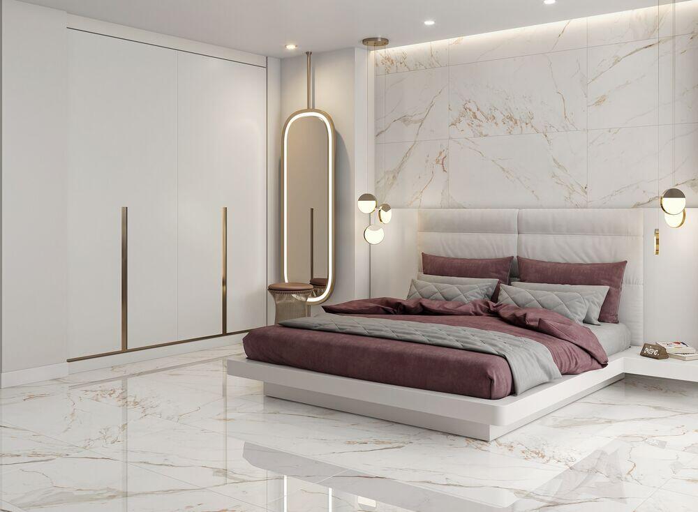 Porcelanato Capraia Branco Retificado Polido 82x82 Damme