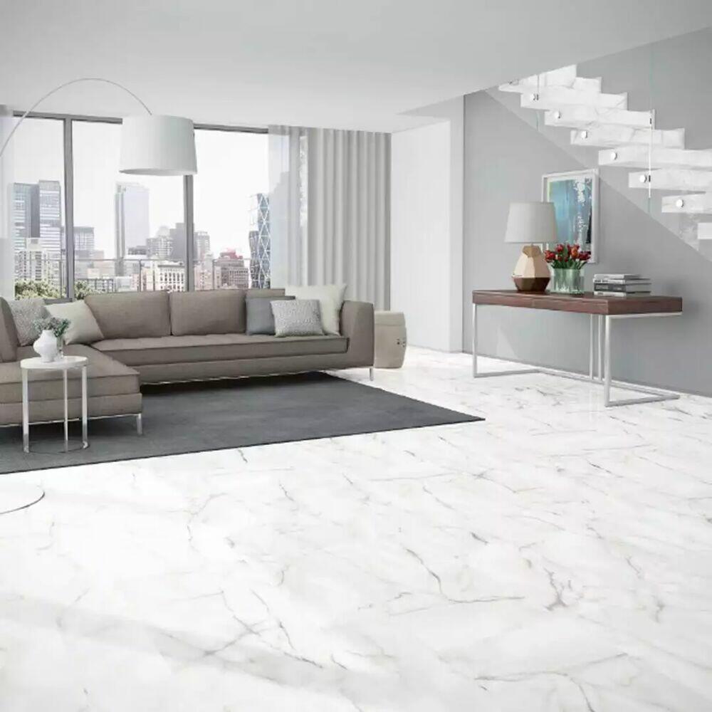 Porcelanato Calacata Retificado Acetinado 62x121 Damme