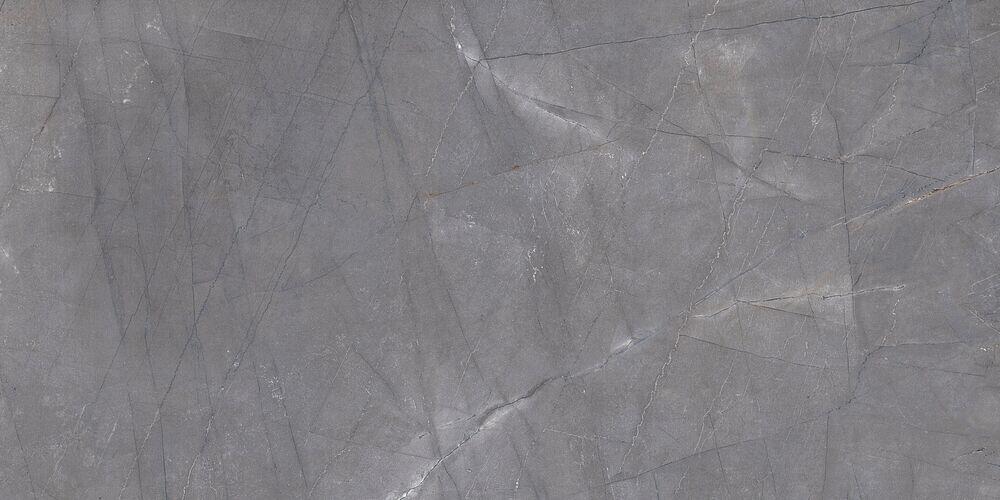 Porcelanato Polido Pulpis 61x120 Retificado Grafite Damme