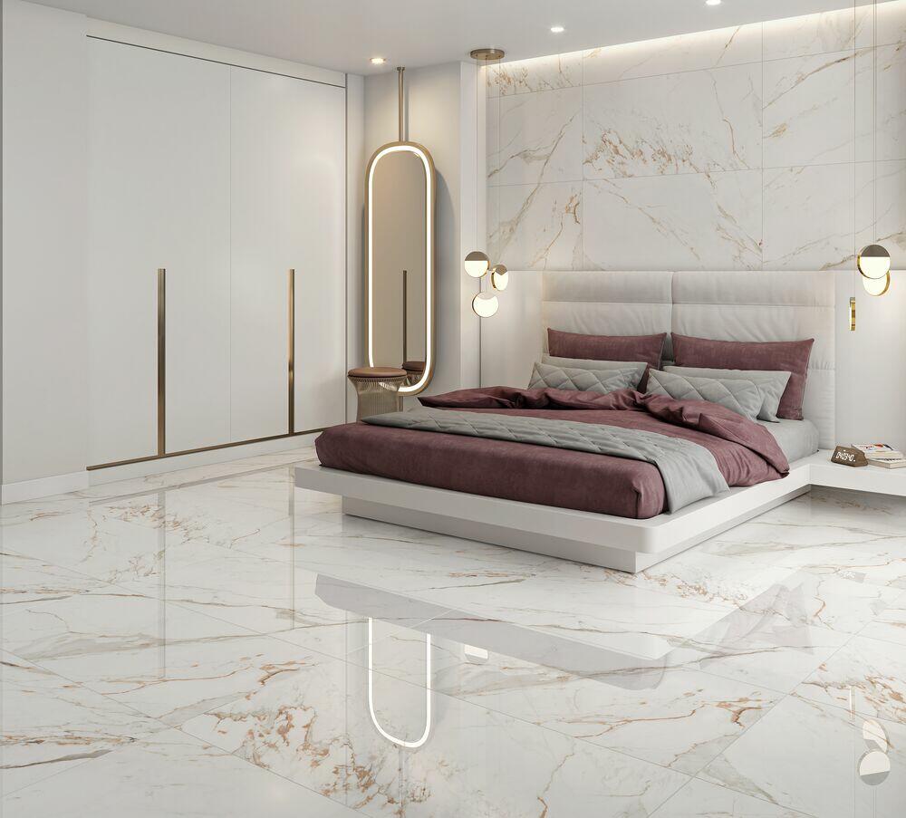 Porcelanato Capraia Branco Retificado Acetinado 83x83 Damme