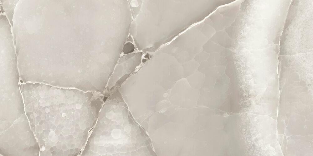 Porcelanato Polido Onix Gray 61x120 Retificado Cinza Claro Damme