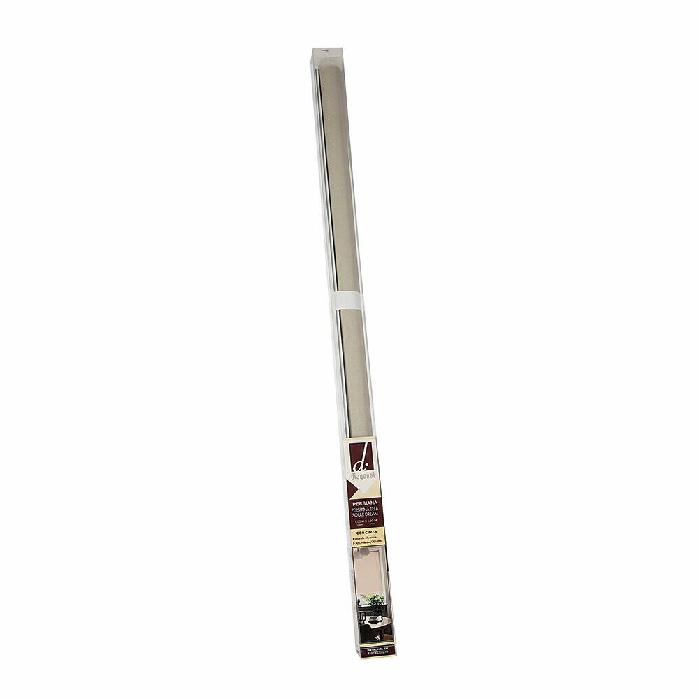 Persiana Tela Solar Diagonal 100x160cm Dream Cinza