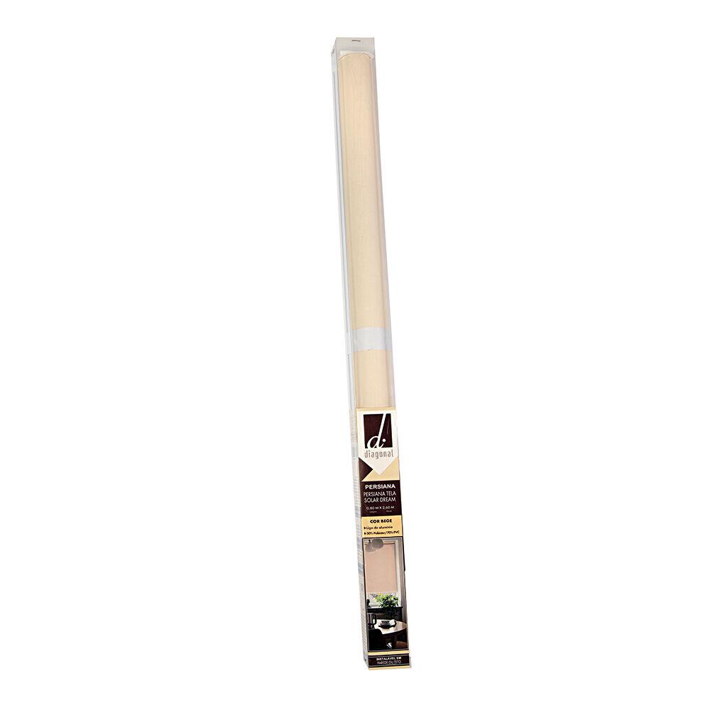 Persiana Tela Solar Dream Bege 80x260cm Diagonal