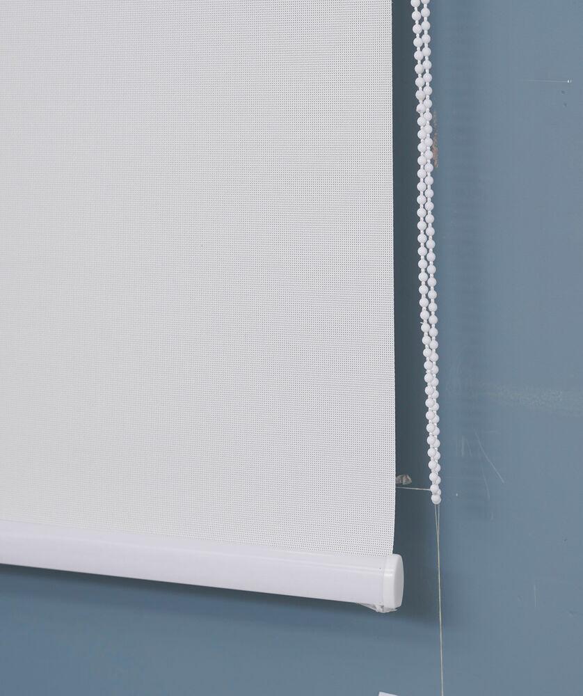 Persiana Rolo Tela Solar Dream Branco 80x260cm Diagonal