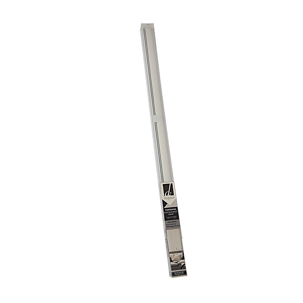 Persiana Rolo Blackout Smart Linho 100x260cm Diagonal