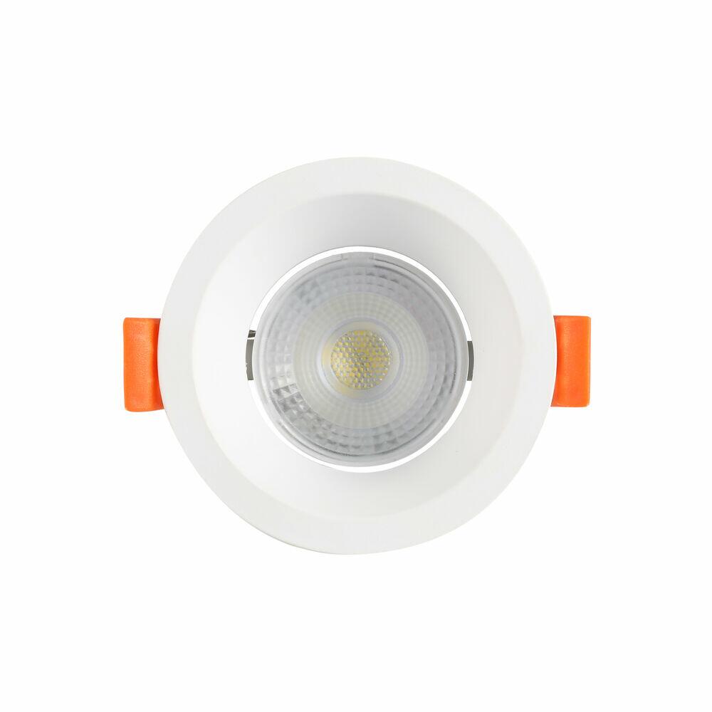 Spot Recuado Embutir LED Redondo 3w 3.000k Luz Branco Quente Blumenau Iluminação