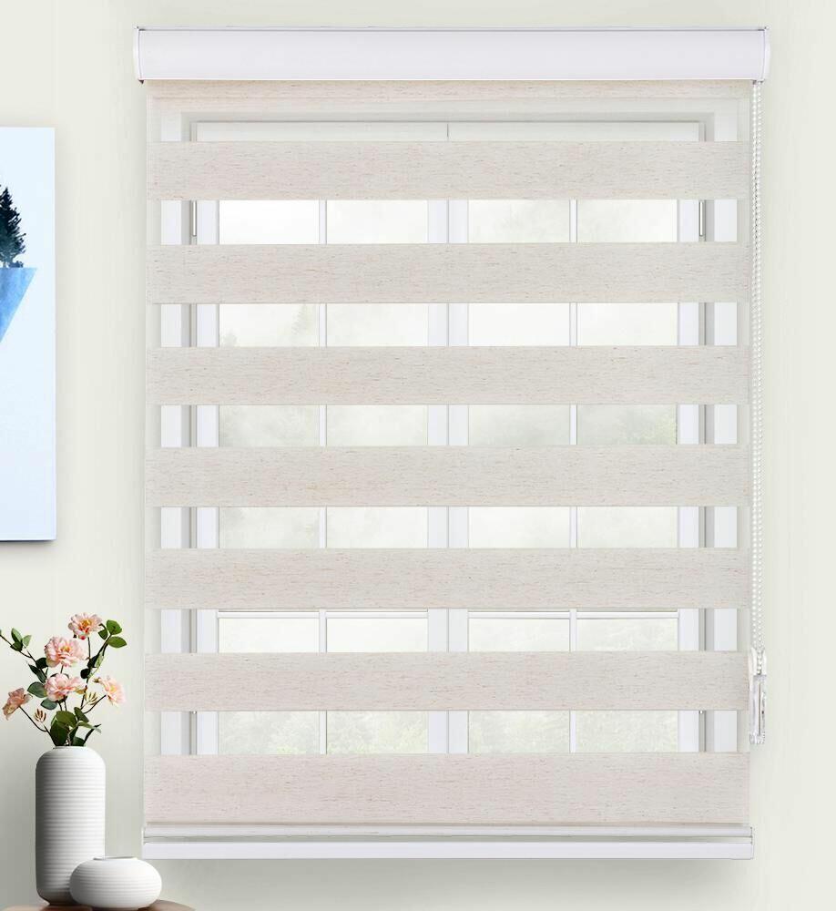 Persiana Double Vision Sunny 1,60L X 1,60A Linho
