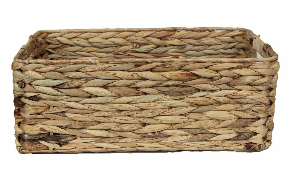 Cesto Decorativo Emma Natural 40x28x15 Diagonal
