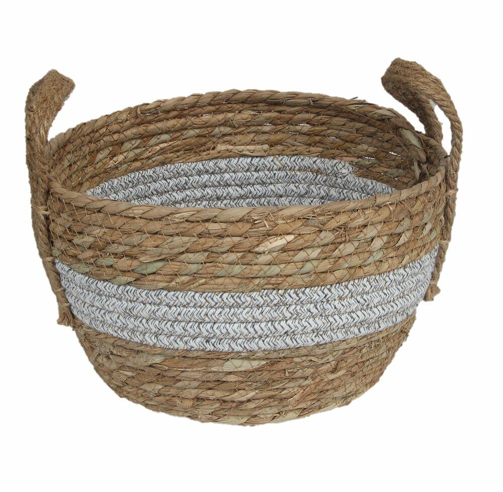 Cesto Decorativo Trynit Natural 24x24x17 Diagonal