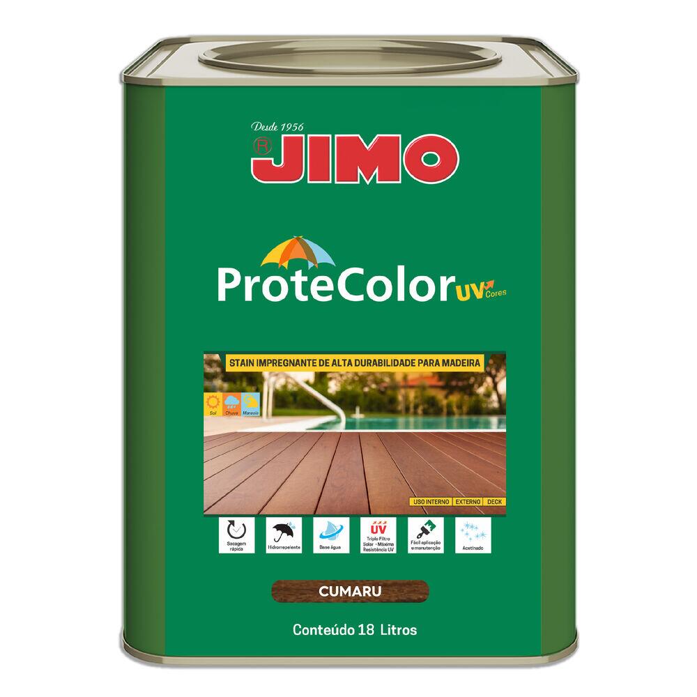 Jimo Protecolor UV Acabamento de Alta Durabilidade Progete e Embeleza Resistente ao Sol Chuva e Maresia Cumaru Lata 18 Litros